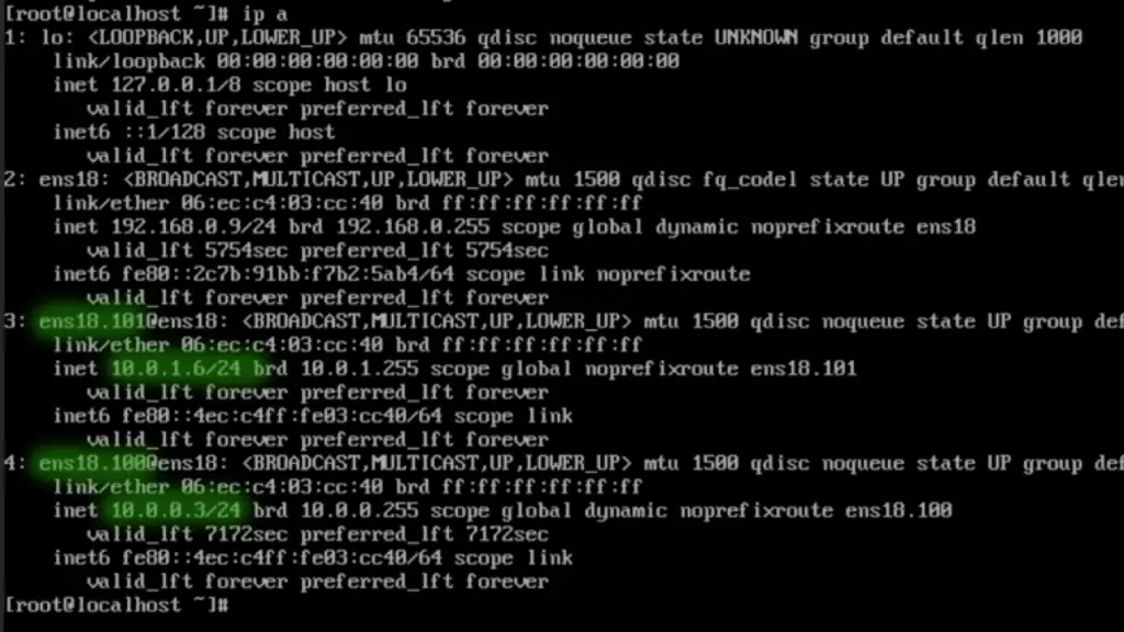 One Interface, multiple VLAN IPs on Linux