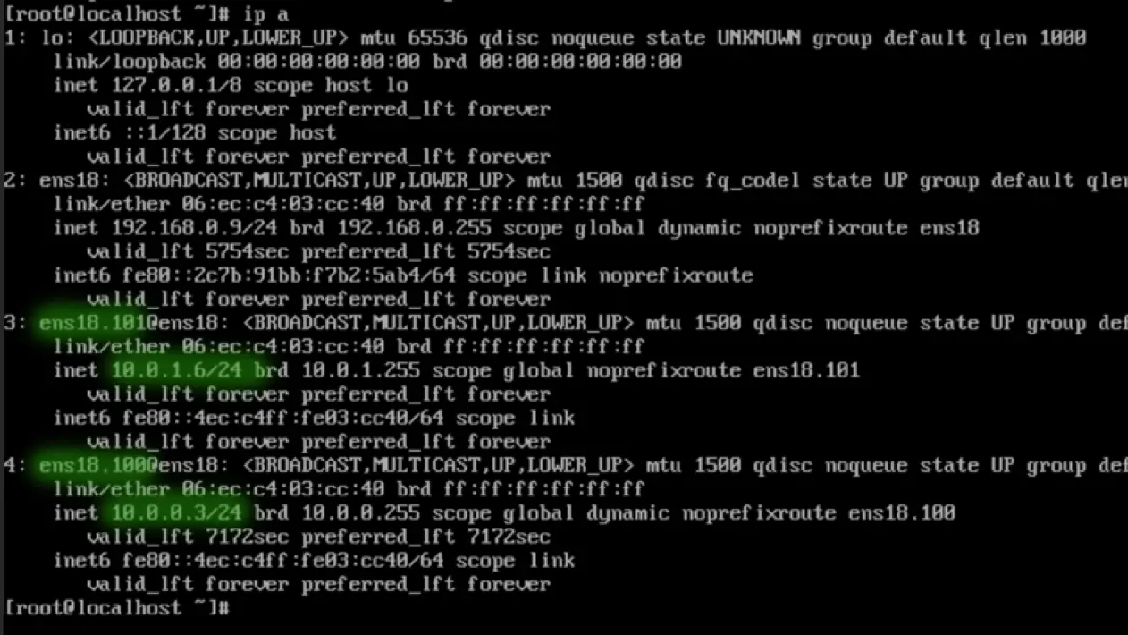 One interface multiple vlan ips on linux opentechtips