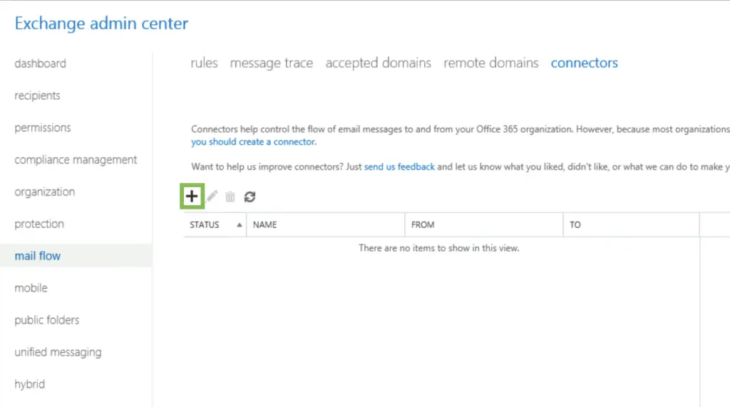 Configure enforced TLS with a partner in Office365