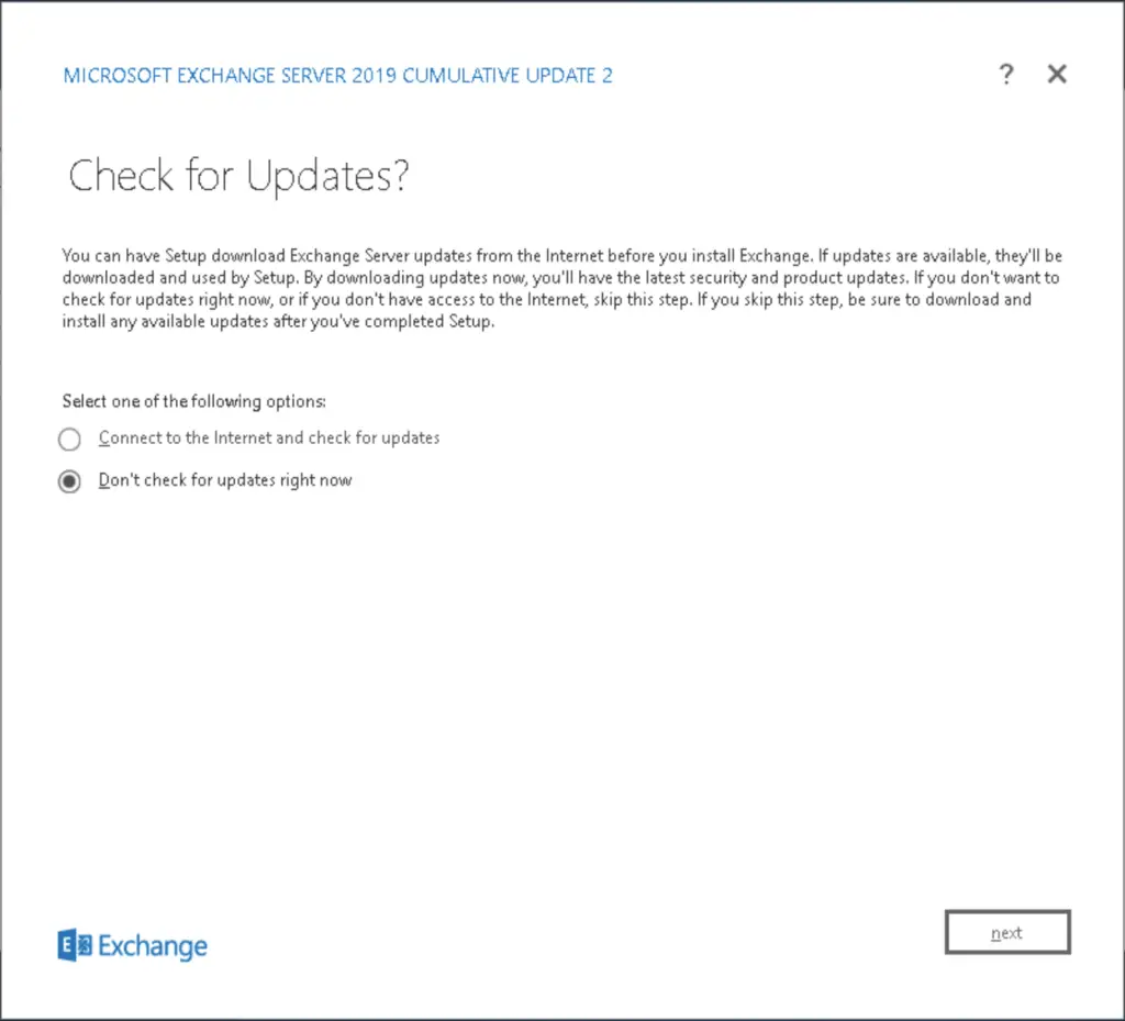 How to Install a new Microsoft Exchange 2019 Server &#8211; Step by Step