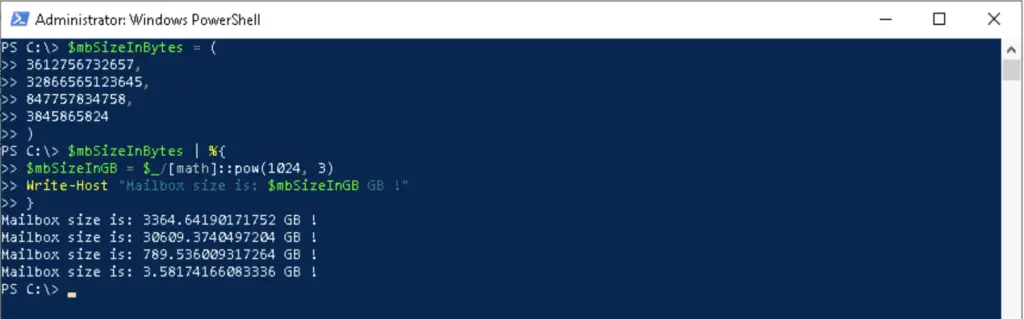 Math: X To The Power of Y in PowerShell