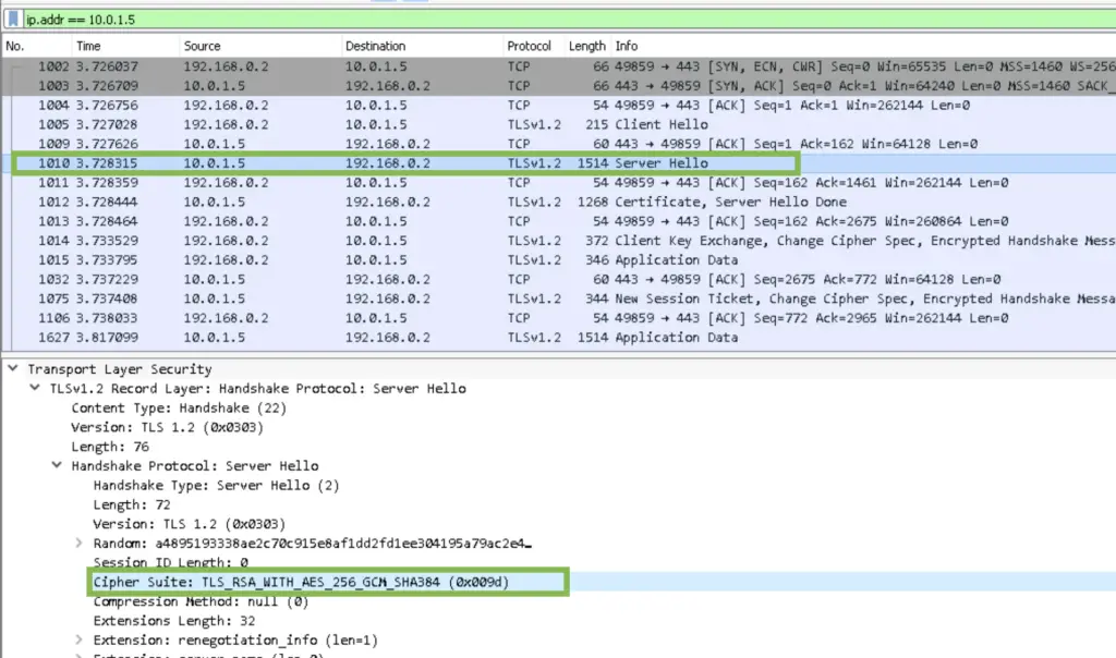 Following the SSL Key Exchange with WireShark