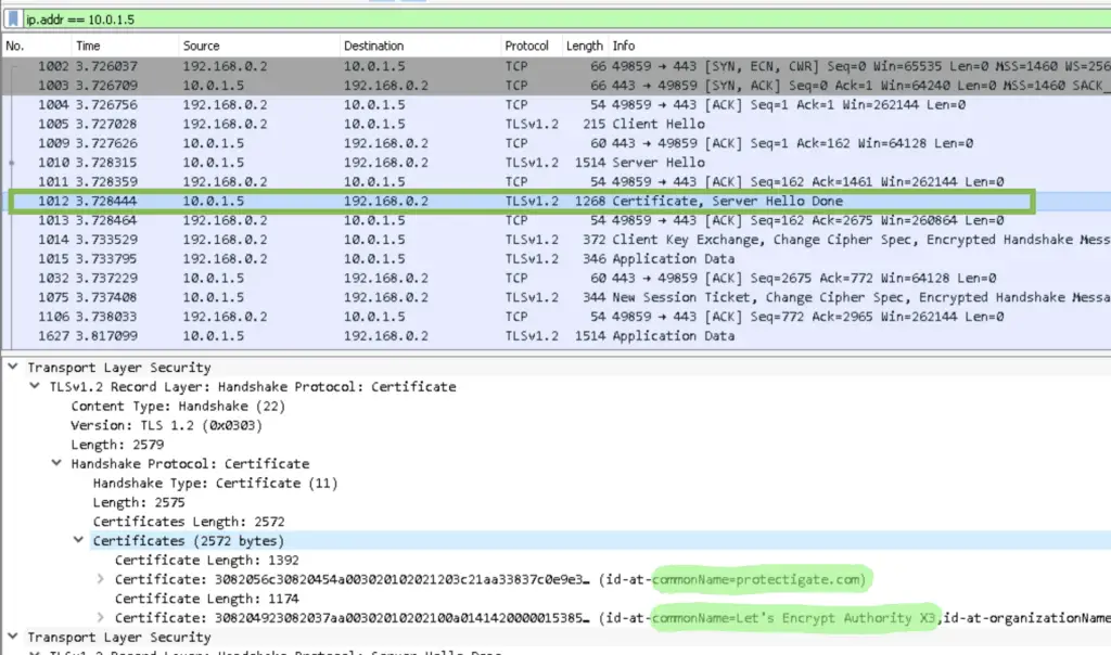 Following the SSL Key Exchange with WireShark