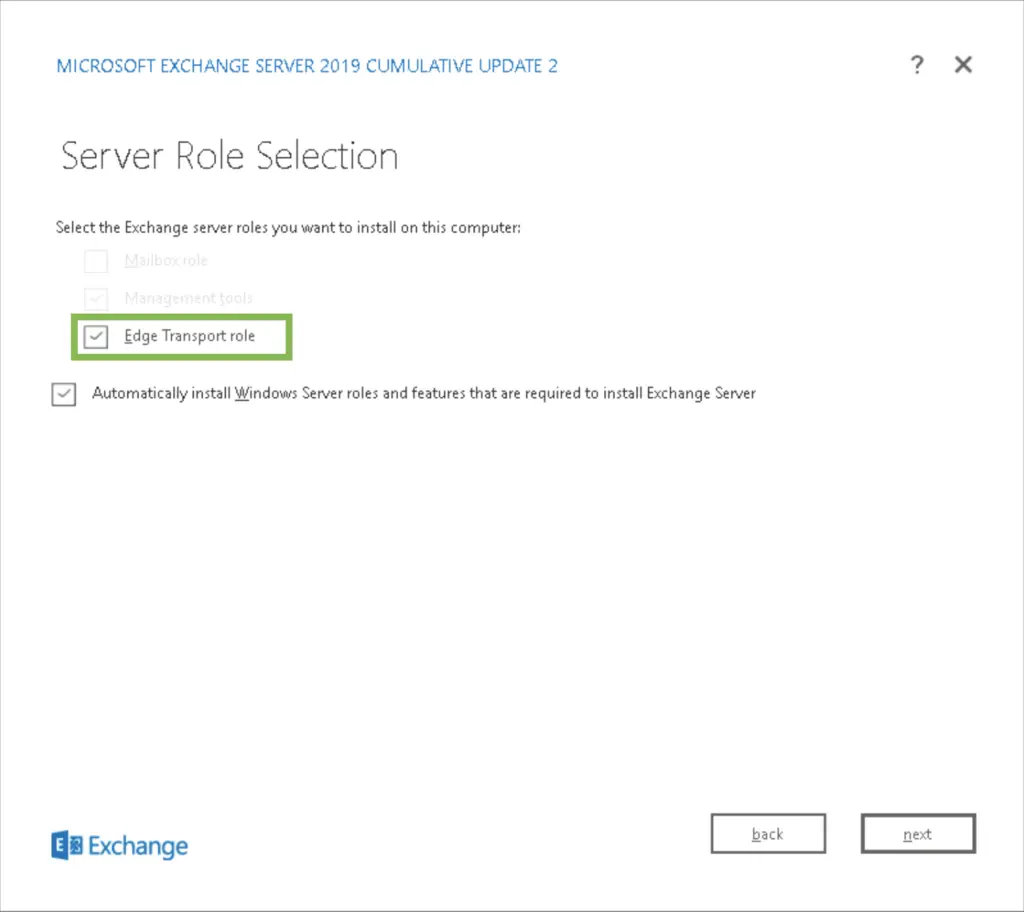 Install and Fully Set up an Exchange Edge Transport Server 2019