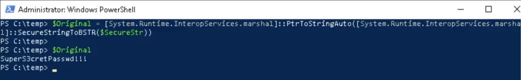 Storing Passwords for PowerShell Scripts &#8211; ALWAYS WORKS!