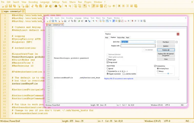 Regex Tricks Remove Leading And Trailing White Spaces In Notepad 