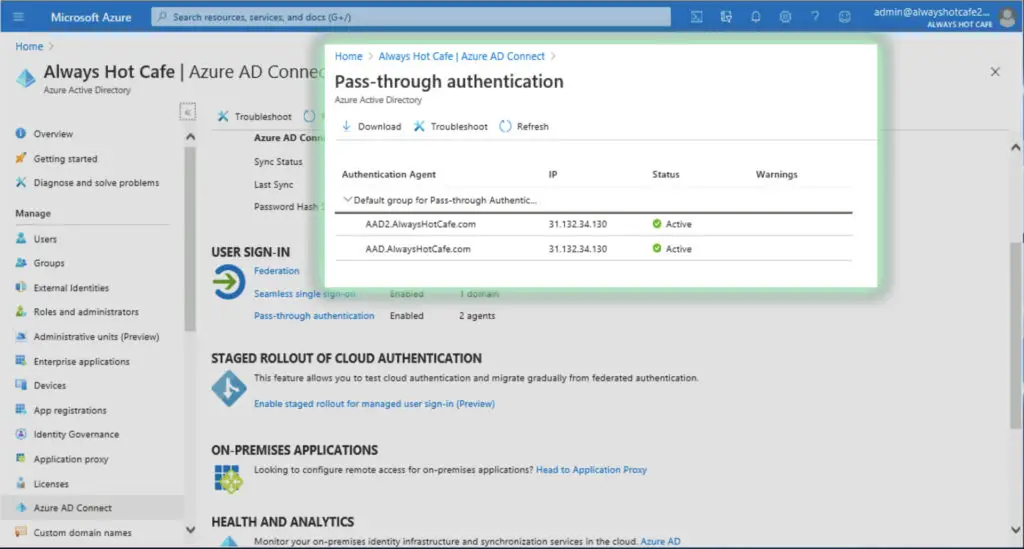 Office 365 &#8211; Seamless SSO Configuration without ADFS | PTA