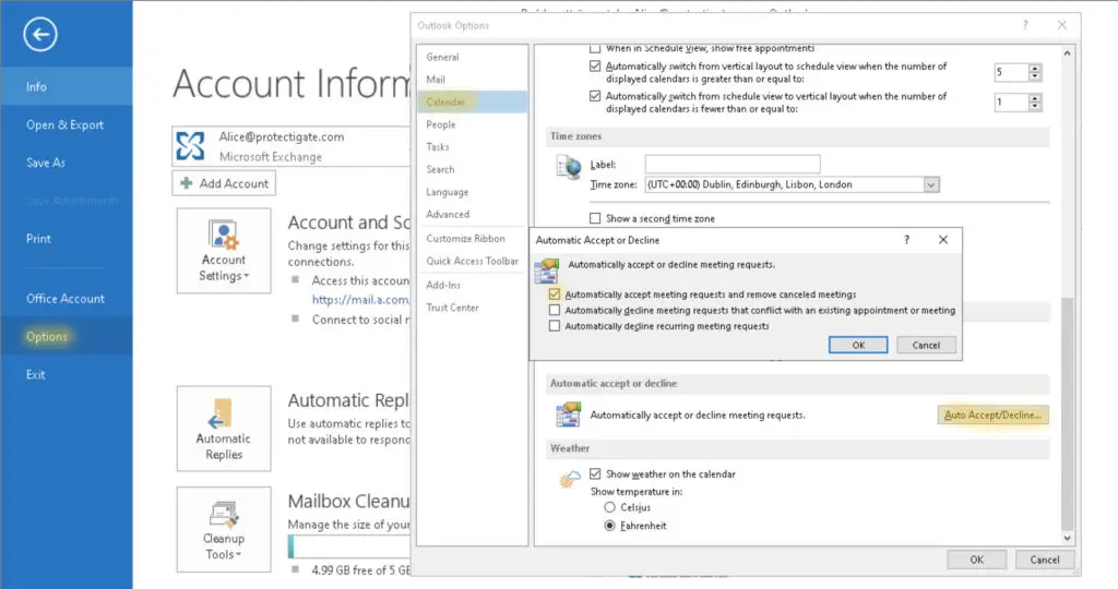 Auto Accept Meeting Requests for Shared Mailboxes in Microsoft Exchange