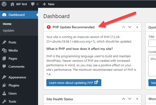 Upgrade PHP 7.2 to PHP 7.4 on Ubuntu