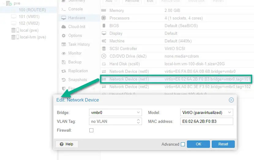 Exercise: Set up 10 new VLANs on the pfSense LAN interface