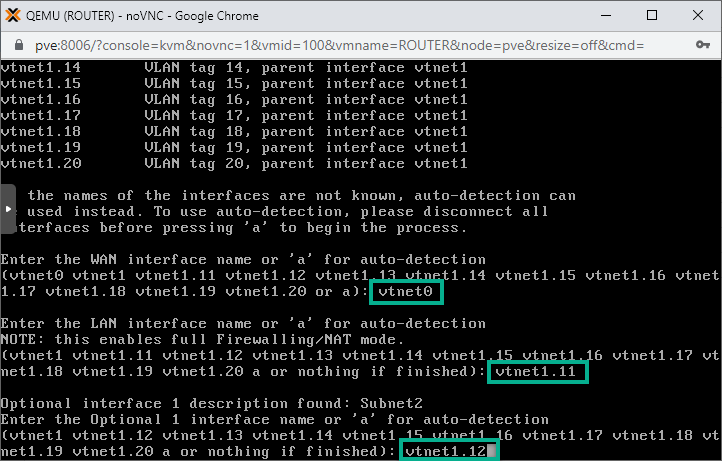 Exercise: Set up 10 new VLANs on the pfSense LAN interface