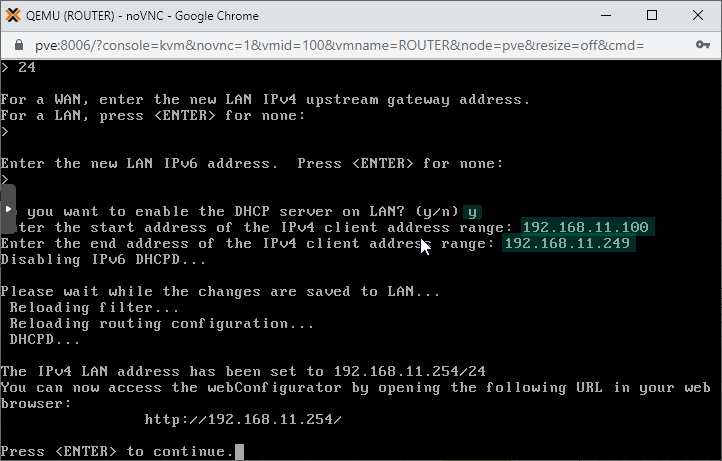 Exercise: Set up 10 new VLANs on the pfSense LAN interface