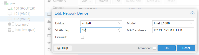 Exercise: Set up 10 new VLANs on the pfSense LAN interface