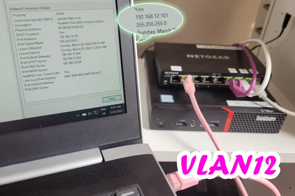 Exercise: Set up 10 new VLANs on the pfSense LAN interface