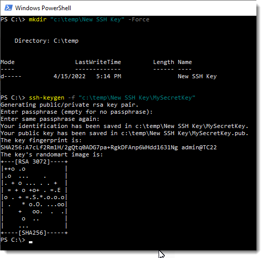 SSH Private key Authentication to Linux on a Windows Machine